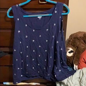 Old Navy Palm Tree tank top